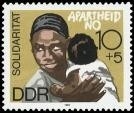 DDR, MiNr. 3105 postfrisch - Internationale Solidarität - Anti Apartheit