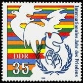 DDR, MiNr. 3036 postfrisch - Internationales Jahr des Friedens 1986