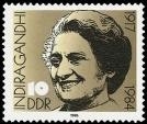 DDR, MiNr. 3056 postfrisch - Indira Gandhi