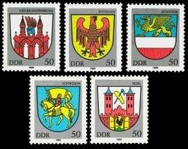 DDR, MiNr. 2934-2938 postfrisch