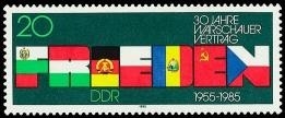 DDR, MiNr. 2946 postfrisch - 30 Jahre Warschauer Vertrag