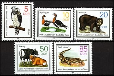 DDR, MiNr. 2952-2956 postfrisch