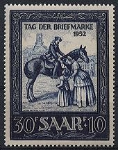 Saarland, Michel Nr. 316 postfrisch - IMOSA Saarbrücken 1952