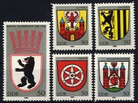 DDR, MiNr. 2817-2821 postfrisch