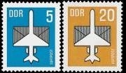DDR, MiNr. 2831-2832 postfrisch Flugpostmarken (II)