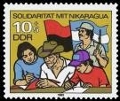 DDR, MiNr. 2834 postfrisch - Solidarität mit Nicaragua