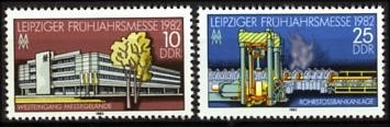 DDR, MiNr. 2683-2684 postfrisch - Leipziger Frühjahrsmesse 1980