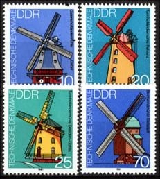 DDR, MiNr. 2657-2660 postfrisch - Windmühlen
