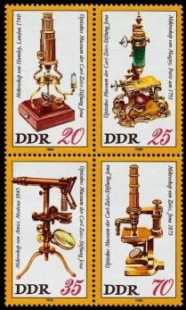DDR, MiNr. 2534-2537 Viererblock postfrisch - Optisches Museum der Carl-Zeiss-Stiftung Jena