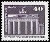 DDR, MiNr. 2541 postfrisch - 40 Pf. Freimarken: Aufbau in der DDR. Kleinformat