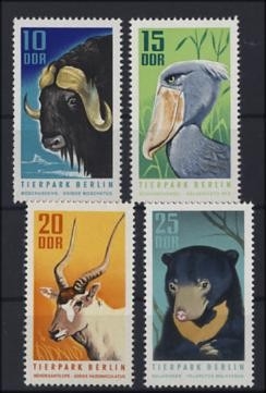 DDR, MiNr. 1617-1620 postfrisch - Tierpark Berlin