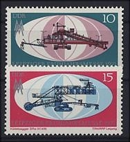 DDR, MiNr. 1653-1654 postfrisch - Leipziger Frühjahrsmesse 1971