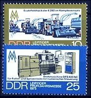DDR, MiNr. 1832-1833 postfrisch - Leipziger Frühjahrsmesse 1973