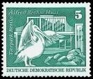 DDR, MiNr. 1842 postfrisch - 5 Pf. Aufbau Kleinformat Alfred Brehm Haus