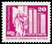 DDR, MiNr. 1869 postfrisch - 20 Pf. Aufbau Kleinformat