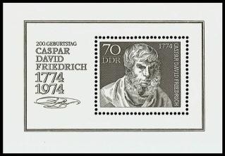 DDR, Block 40 postfrisch - 200. Geburtstag Caspar David Friedrich