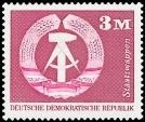 DDR, MiNr. 1967 postfrisch - 3 Mark Aufbau Staatswappen
