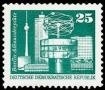 DDR, MiNr. 2022 postfrisch - 25 Pf. Aufbau in der DDR. Kleinformat Alexanderplatz, Berlin