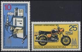 DDR, MiNr. 2076-2077 postfrisch - Leipziger Herbstmesse 1975