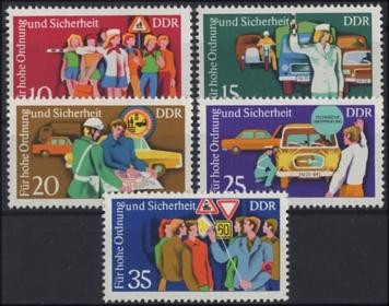 DDR, MiNr. 2078-2082 postfrisch