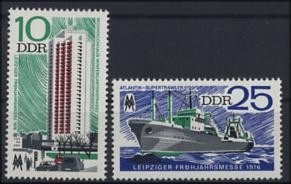 DDR, MiNr. 2119-2120 postfrisch - Leipziger Frühjahrsmesse 1976