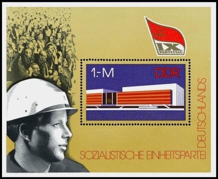 DDR, Block 45 postfrisch - Sozialistische Einheitspartei Deutschland