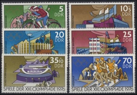 DDR, MiNr. 2126-2131 postfrisch - Olympische Sommerspiele, Montreal 1976
