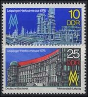 DDR, MiNr. 2161-2162 postfrisch - Leipziger Herbstmesse 1976