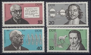 DDR, MiNr. 2199-2202 postfrisch - Bedeutende Persönlichkeiten (IV)