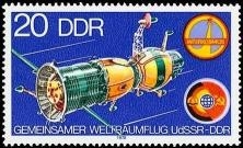DDR, MiNr. 2355 postfrisch - Gemeinsamer Weltraumflug UdSSR-DDR (I)