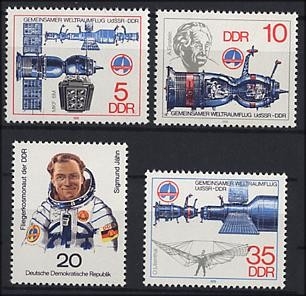 DDR, MiNr. 2359-2362 postfrisch - Weltraumflug UdSSR-DDR
