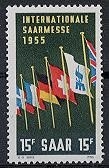 Saarland, Michel Nr. 359 postfrisch - Saarmesse 1955 Saarbrücken