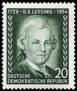 DDR, MiNr. 423 postfrisch - 225. Geburtstag von Gotthold Ephraim Lessing