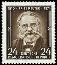 DDR, MiNr. 430 postfrisch - Fritz Reuter