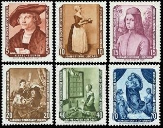 DDR, MiNr. 504-509 postfrisch - Gemäldegalerie (I)