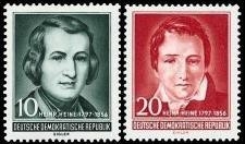 DDR, MiNr. 516-517 postfrisch - Heinrich Heine
