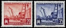 DDR, MiNr. 518-519 postfrisch - Leipziger Frühjahrsmesse 1956
