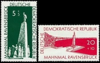 DDR, MiNr. 566-567 postfrisch - Mahnmal Ravensbrück