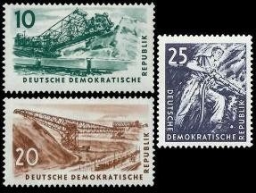DDR, MiNr. 569-571 postfrisch - Kohle-Bergbau