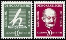 DDR, MiNr. 626-627 postfrisch - Max Planck