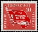 DDR, MiNr. 633 postfrisch - Parteitag der Sozialistischen Einheitspartei Deutschlands (SED)