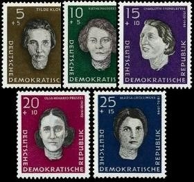 DDR, MiNr. 715-719 postfrisch - Aufbau der Nationalen Gedenkstätte Ravensbrück: KZ-Opfer
