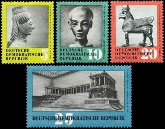 DDR, MiNr. 742-745 postfrisch - Von der Sowjetunion zurückgeführte antike Kunstschätze (II)
