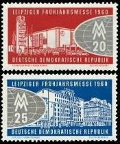 DDR, MiNr. 750-751 postfrisch - Leipziger Frühjahrsmesse 1960
