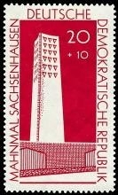 DDR, MiNr. 783 postfrisch - Mahnmal Sachsenhausen