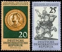 DDR, MiNr. 791-792 postfrisch - 400 Jahre Dredner Kunstsammlung