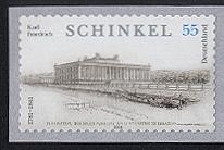 Bund, Michel Nr. 2552 postfrisch - 225. Geburtstag Karl Friedrich Schinkel selbstklebend