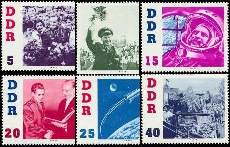 DDR, MiNr. 863-868 postfrisch - Sowjetischer Kosmonauten German Titow