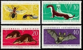 DDR, MiNr. 869-872 postfrisch - Tiere