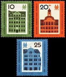 DDR, MiNr. 873-875 postfrisch - Leipziger Frühjahrsmesse 1962